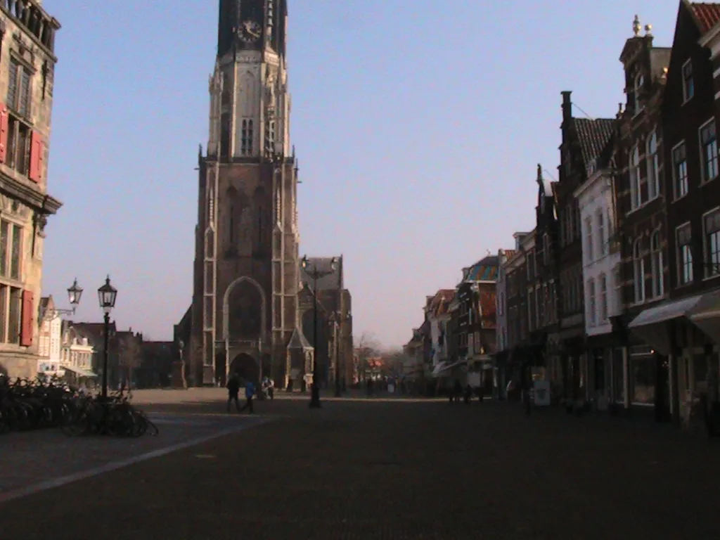 The Markt and the Nieuwe Kerk, Delft.