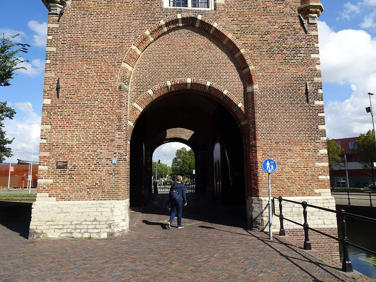 The Amsterdamse Poort, Haarlem's surviving city gate.