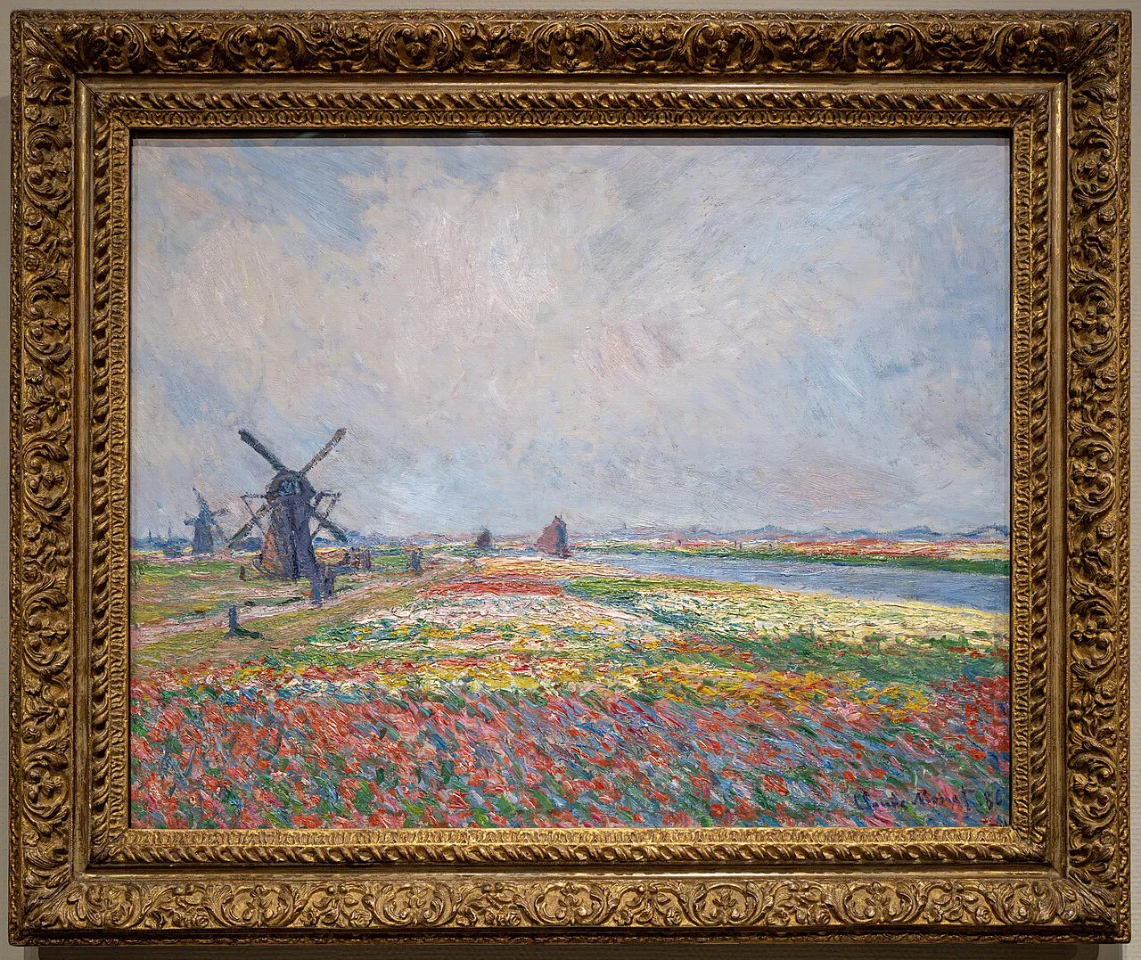 Claude Monet's Tulip Fields near The Hague.