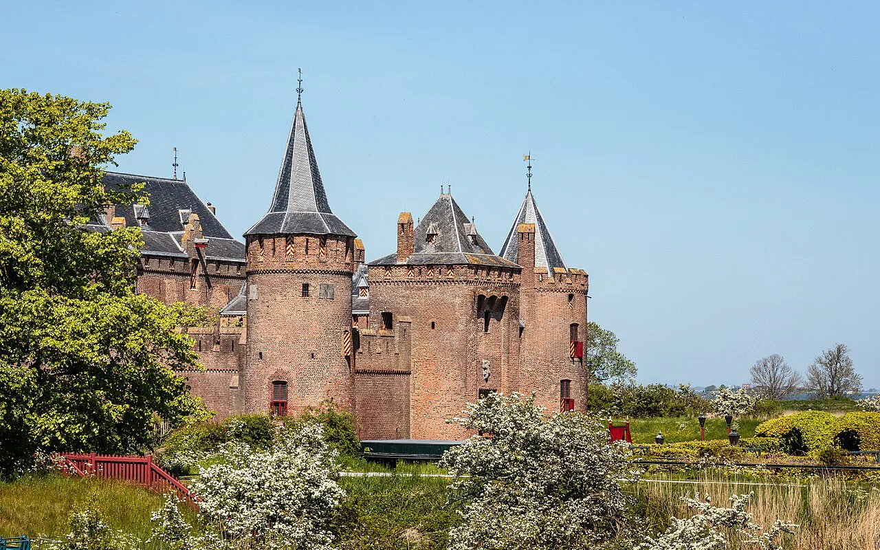 Muiderslot and its gardens, Muiden.