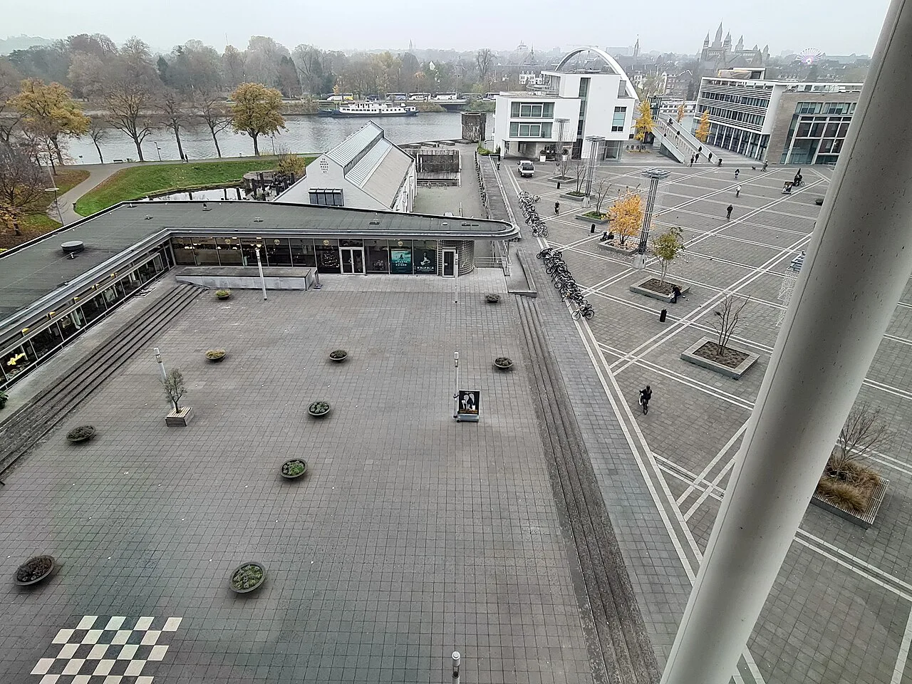 A square in the Céramique district by the Maas, Maastricht.