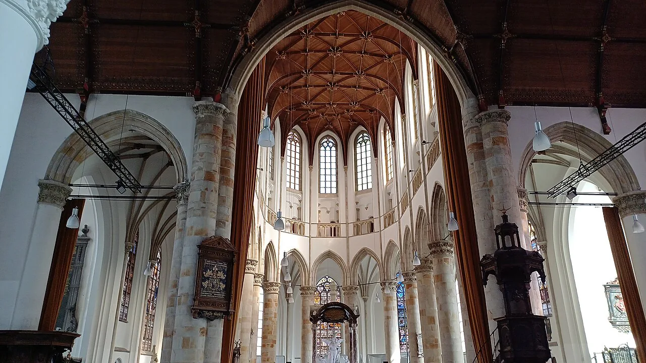 The nave of the Grote of Sint-Jacobskerk, The Hague.