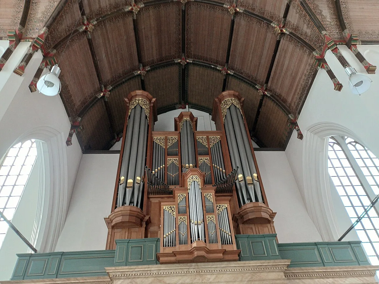 The organ of the Grote of Sint-Jacobskerk, The Hague.