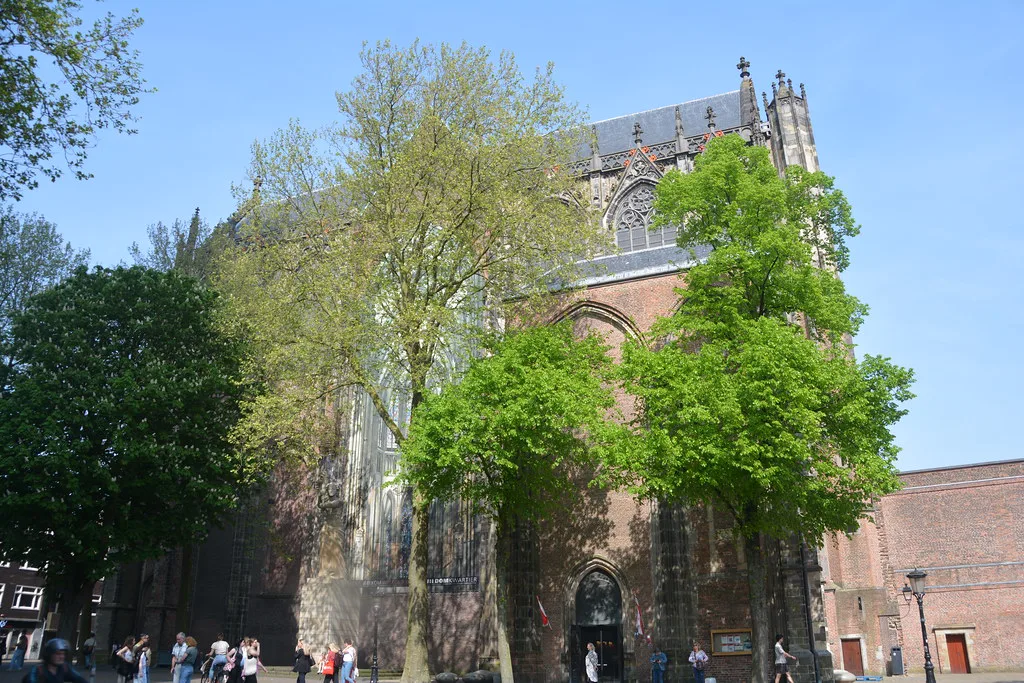 The Dom Church and its garden, Utrecht.