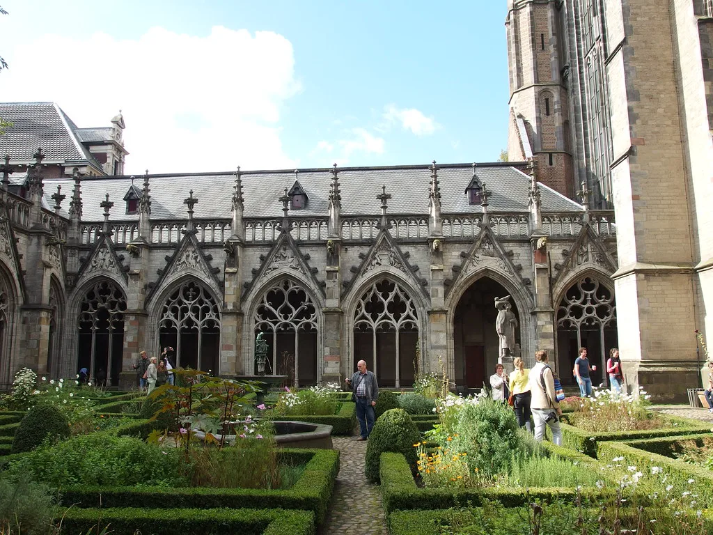 The garden beside the Dom Church, Utrecht.