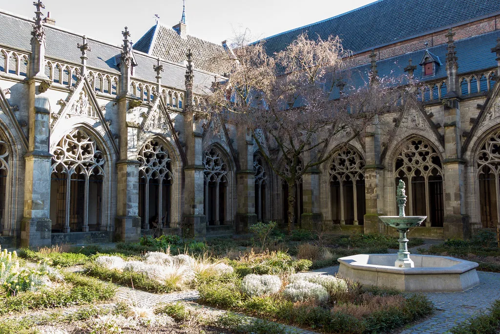 The Pandhof cloister garden, Utrecht.