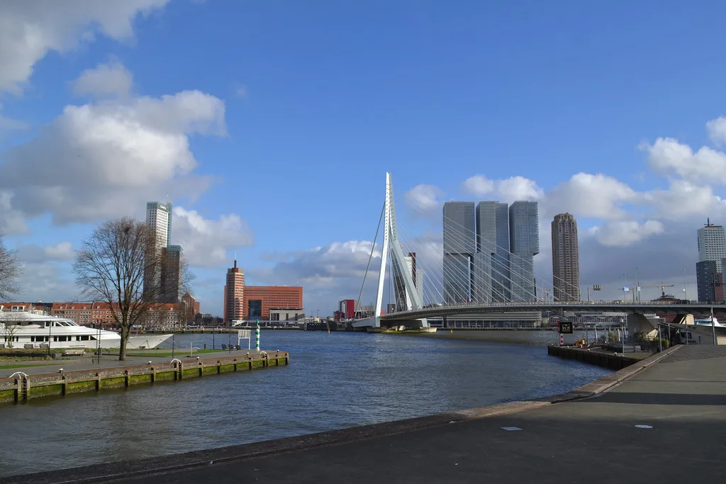 The Erasmus Bridge, Rotterdam.