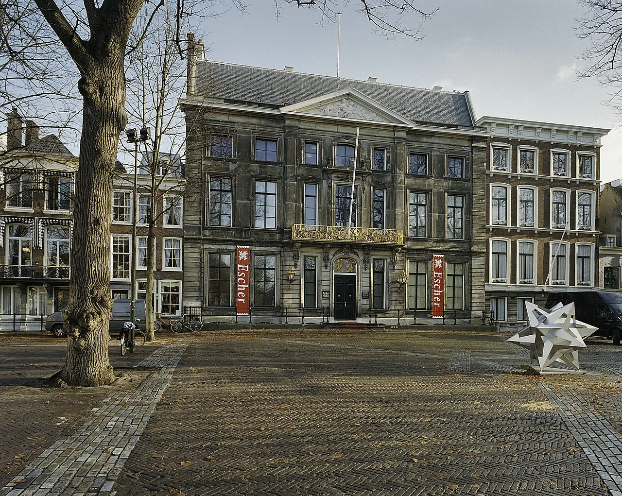 Escher in Het Paleis on the Lange Voorhout, The Hague.
