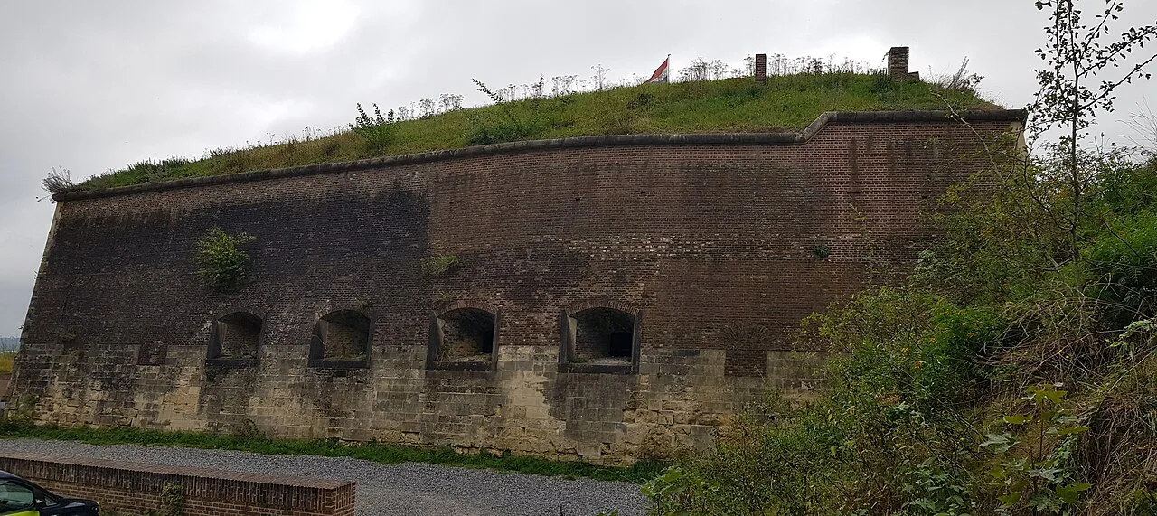 The walls of Fort Sint Pieter, Maastricht.