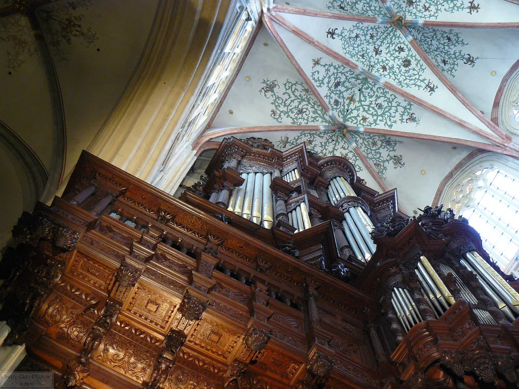The great organ of St John's Cathedral, Den Bosch.
