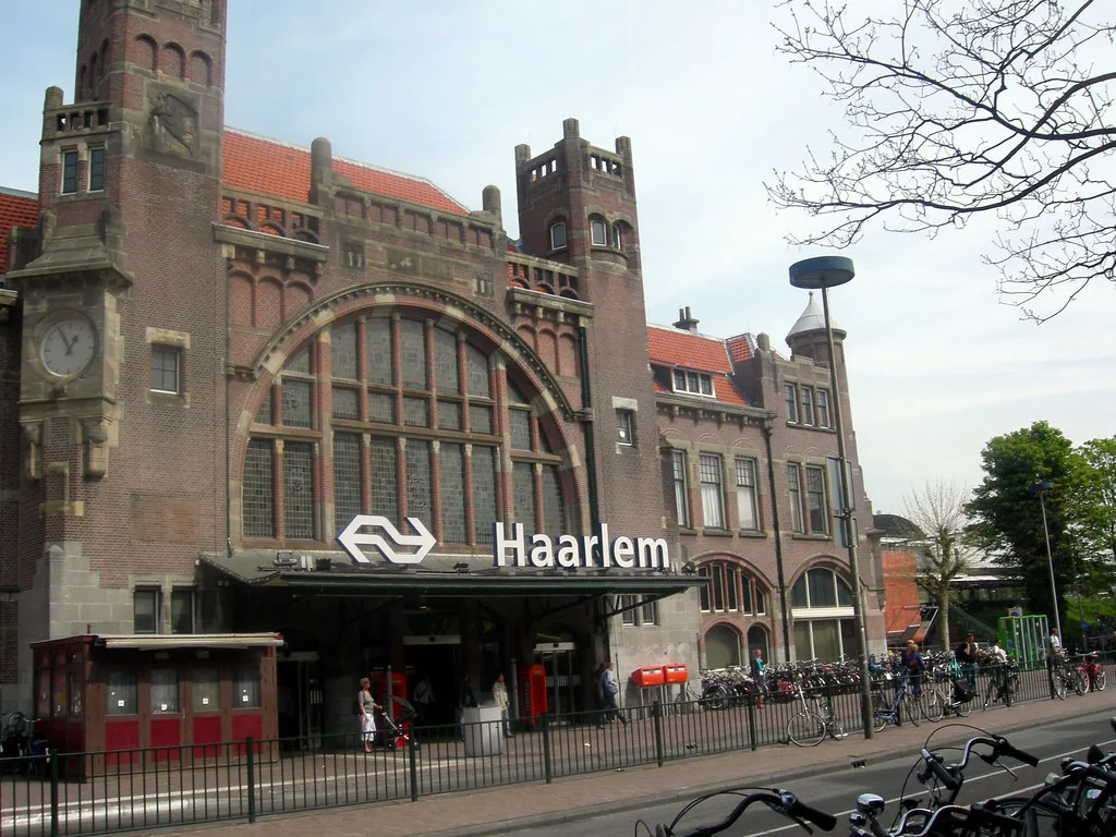 Haarlem railway station.