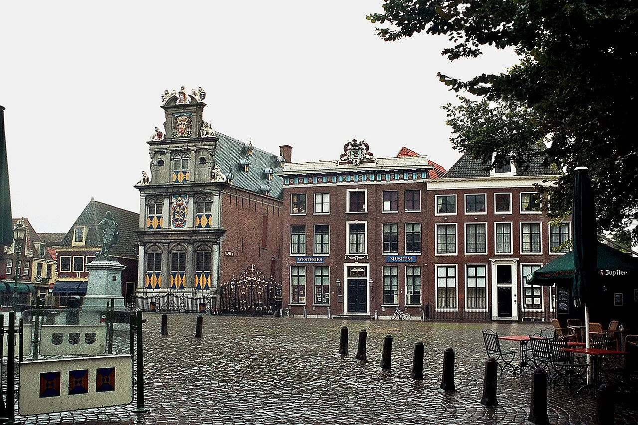The Roode Steen square in Hoorn.