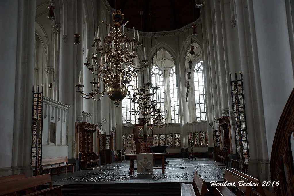 The interior of St Stephen's Church, Nijmegen.