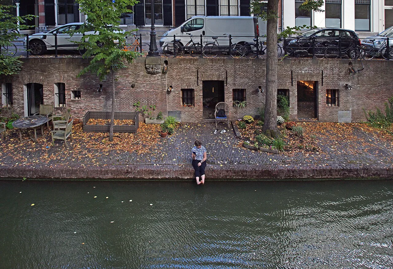 The Nieuwegracht in Utrecht.