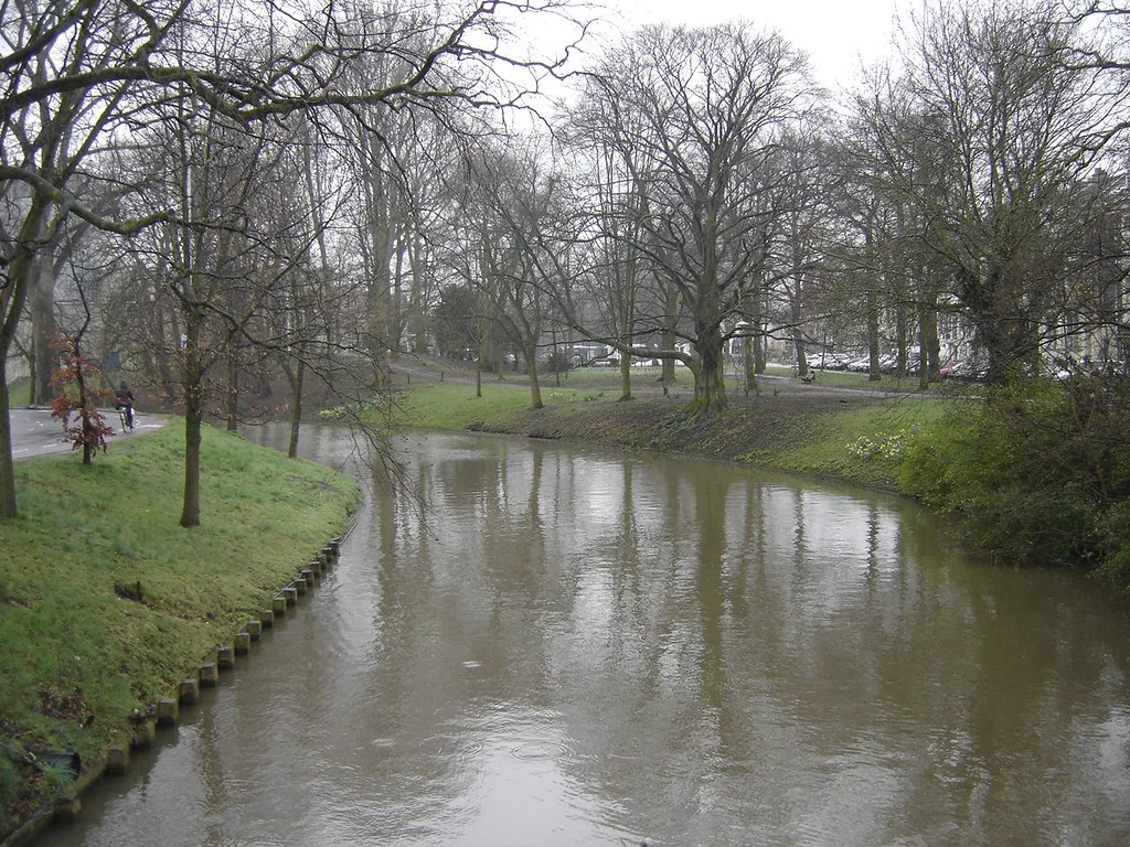A canal on the edge of Utrecht.