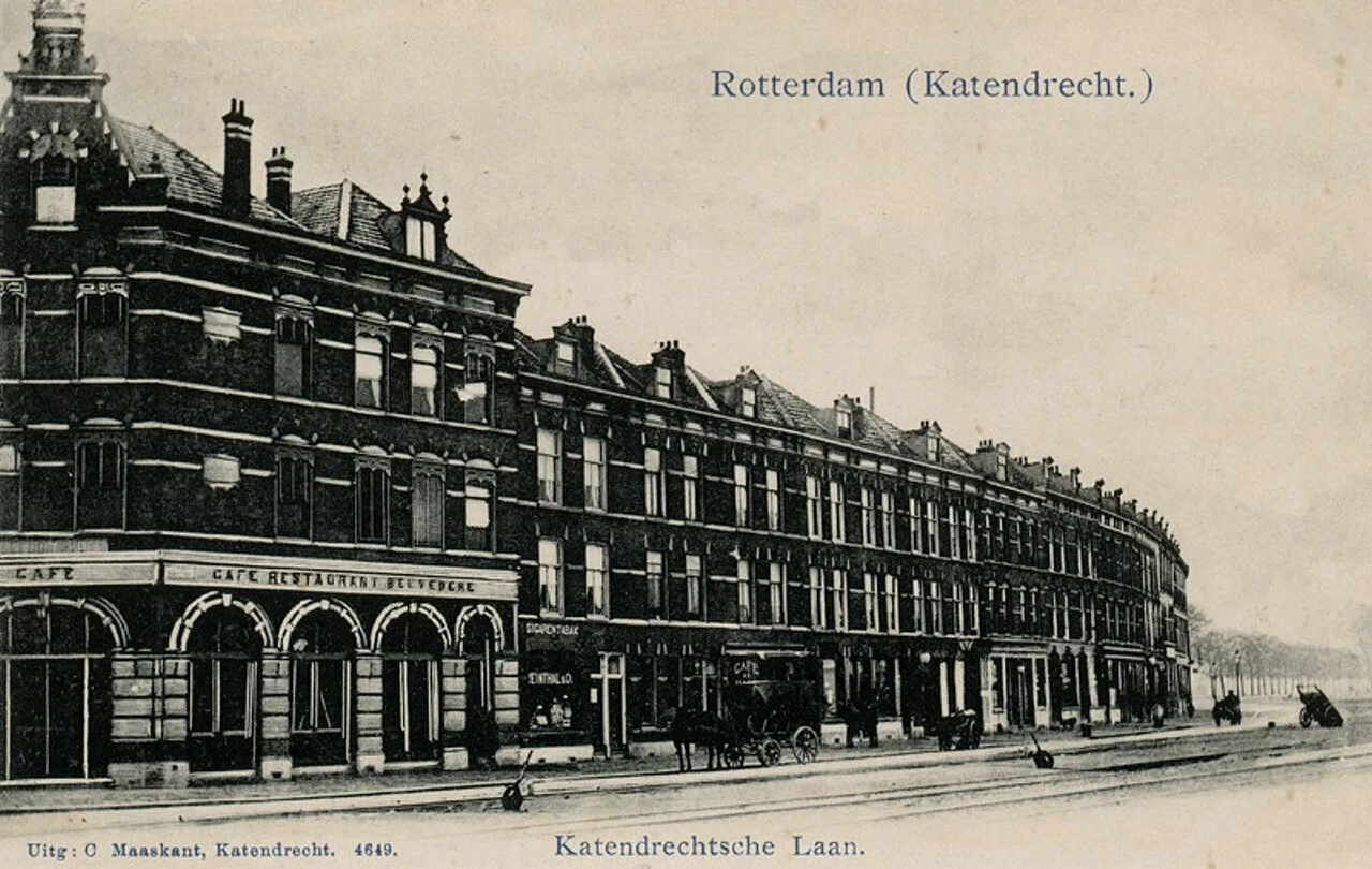 Katendrecht, Rotterdam, around 1900.