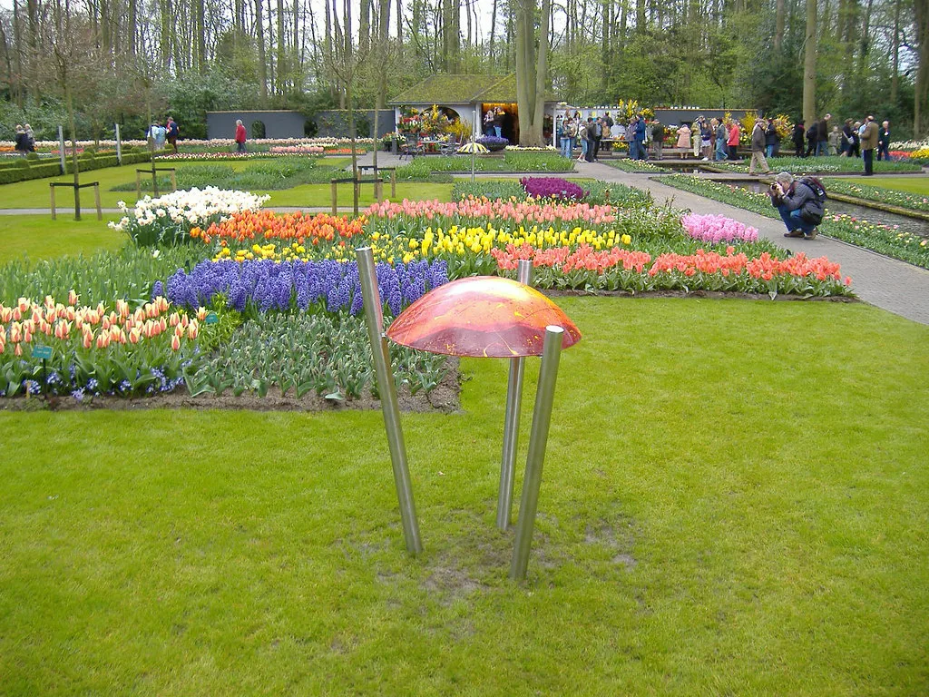 Spring flower beds at Keukenhof, Lisse.