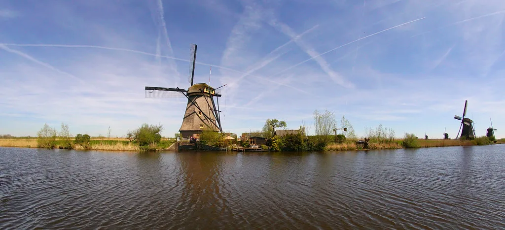 Windmills at Kinderdijk.