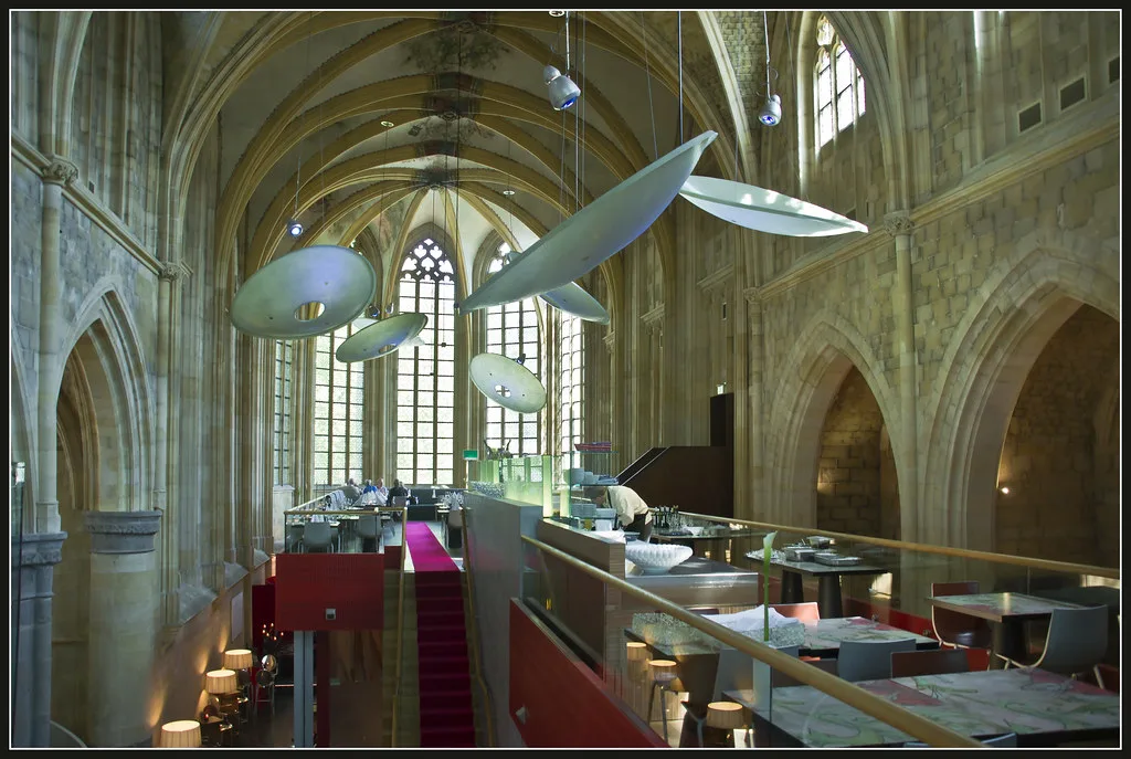 The church hall of the Kruisherenhotel, Kommelkwartier, Maastricht.
