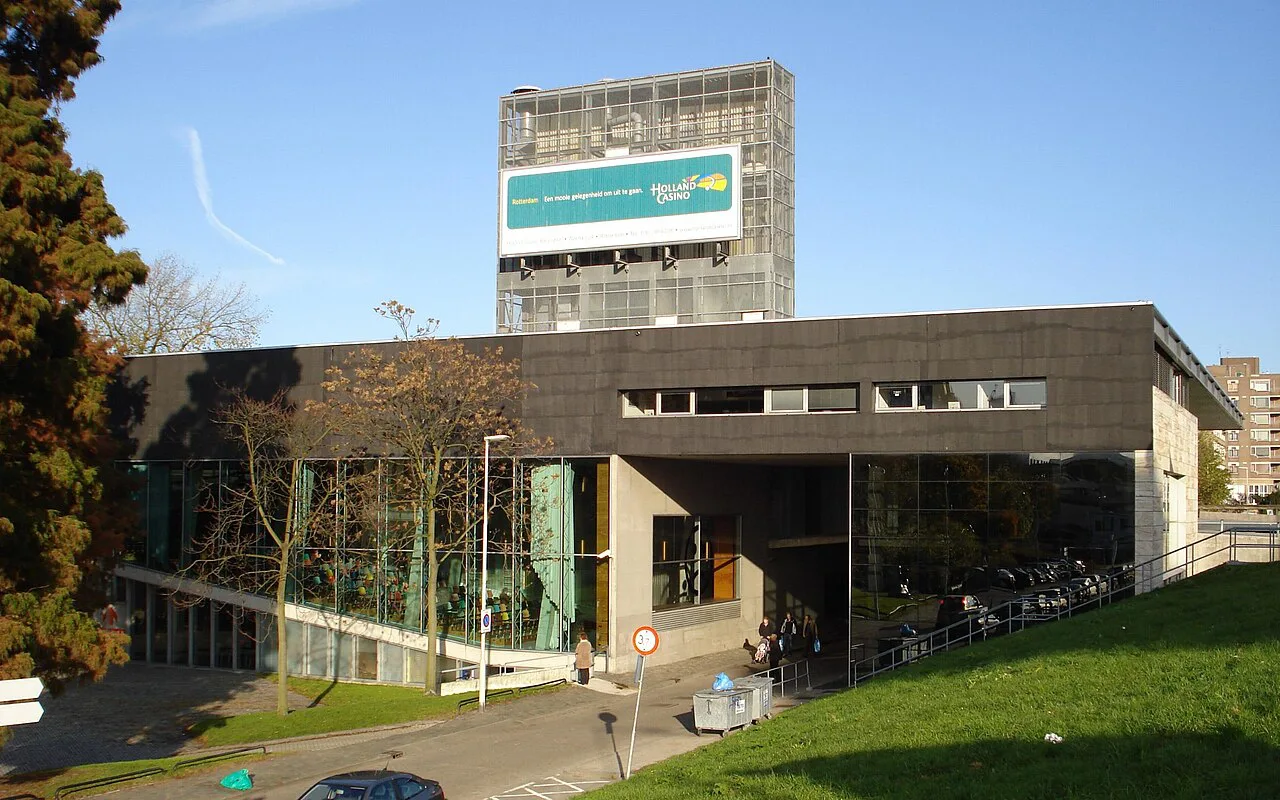 The west side of the Kunsthal, Rotterdam.
