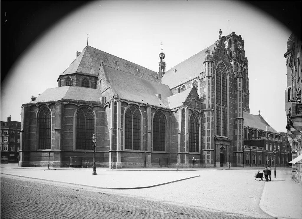 The Grote of Sint-Laurenskerk, Rotterdam, in an archive photograph.