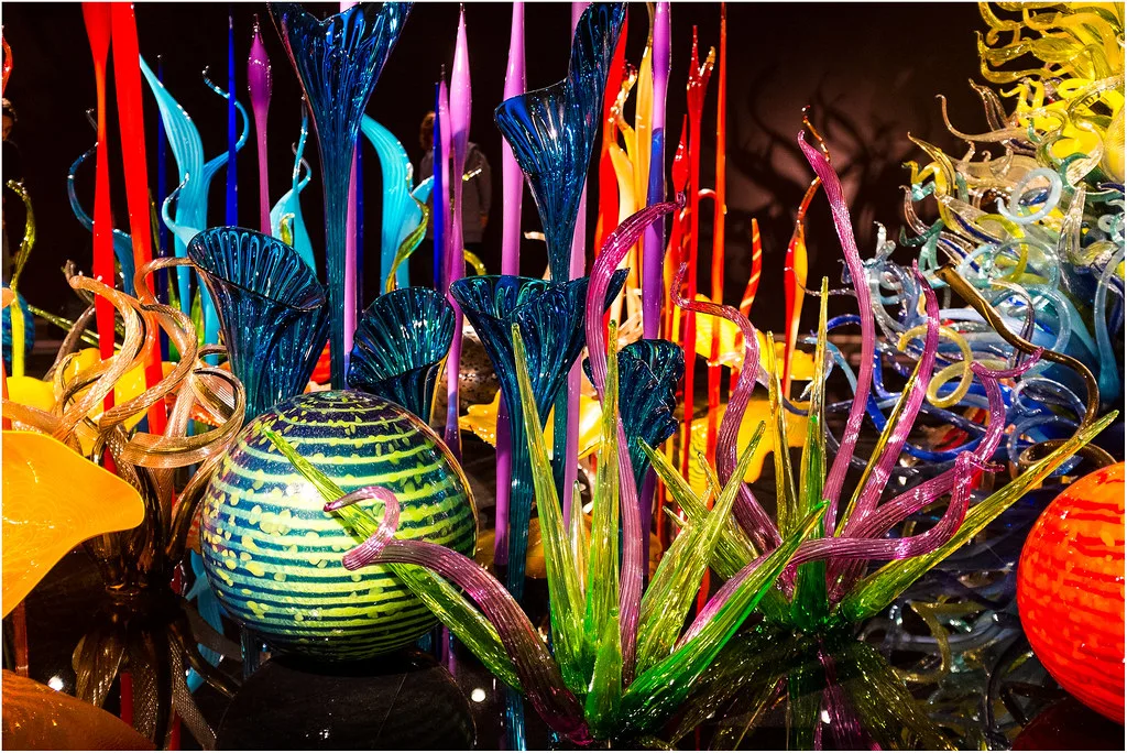 A Chihuly glass exhibition in the Groninger Museum, Groningen.