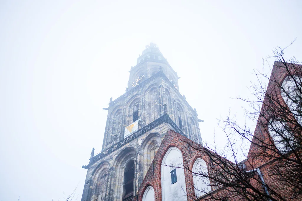 The Martinitoren in the mist, Groningen.
