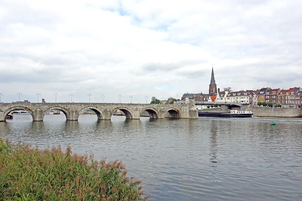 The Sint Servaasbrug over the Maas, Maastricht.