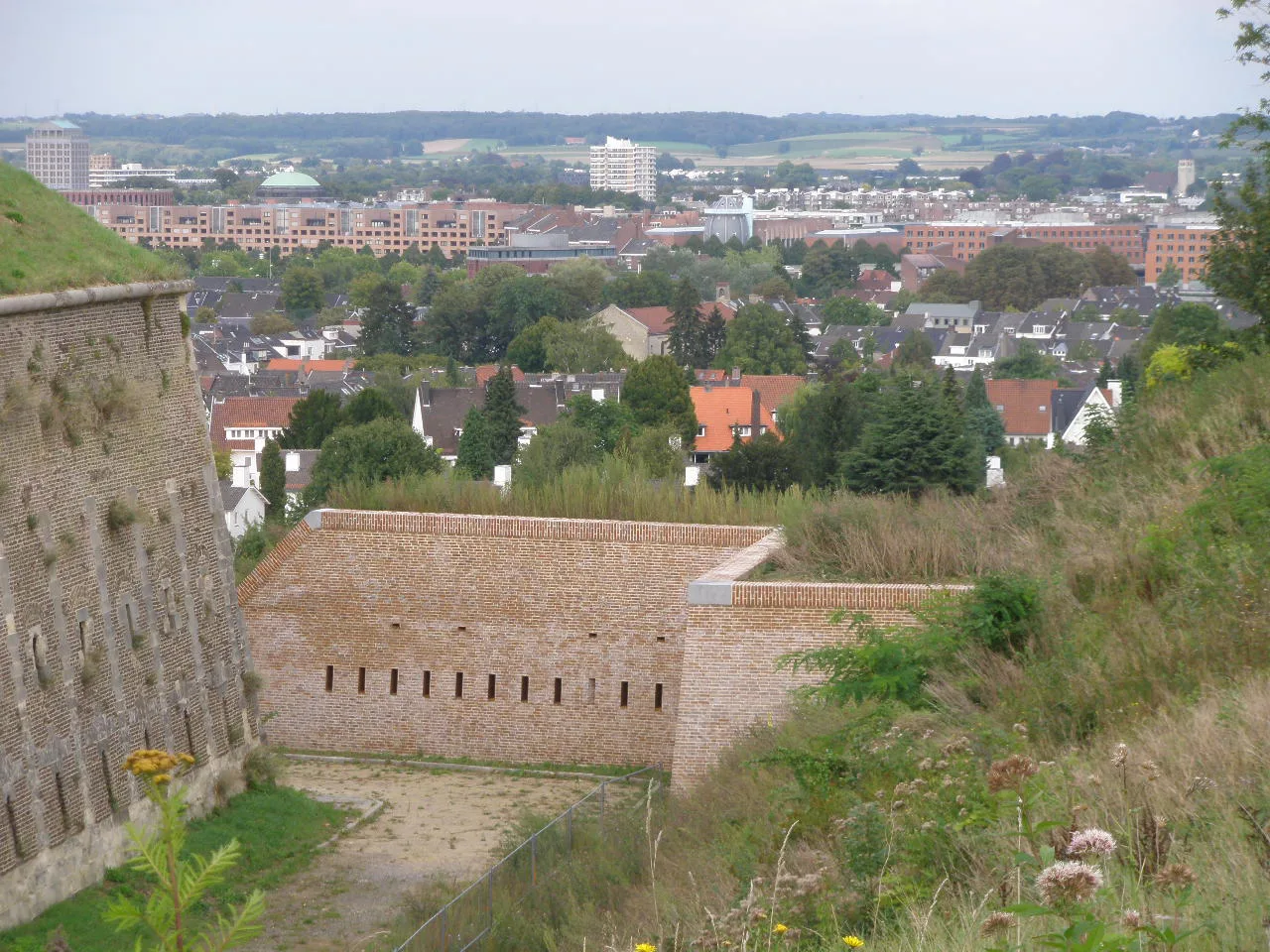 Maastricht seen from Fort Sint Pieter.