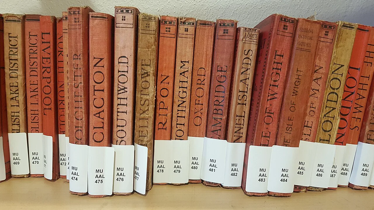 Books in Maastricht University Library.