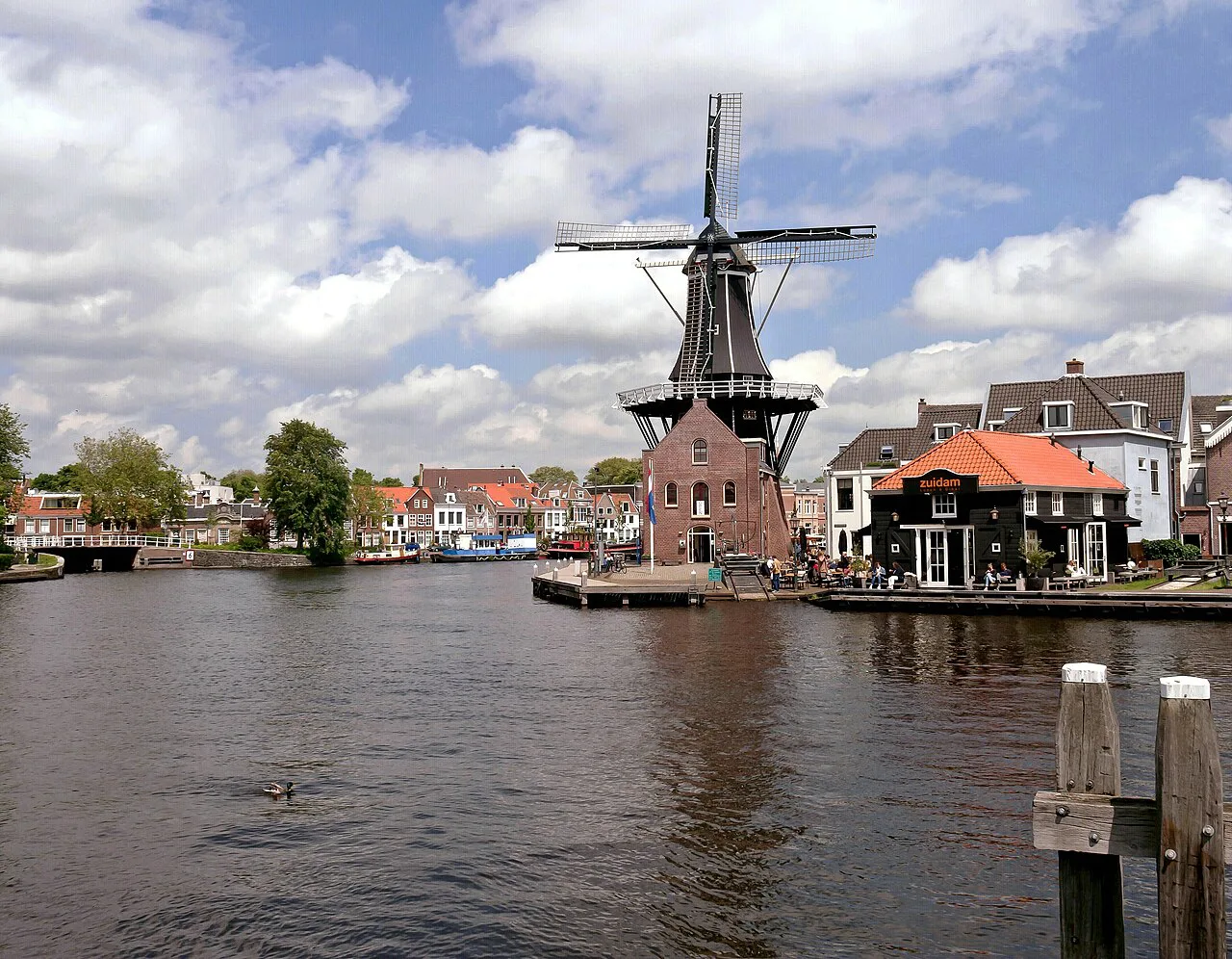 Molen De Adriaan on the Spaarne, Haarlem.