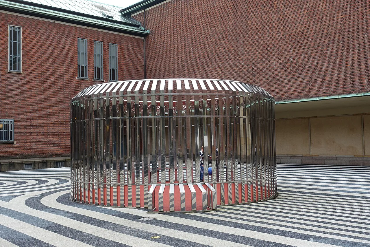 An outdoor installation at Museum Boijmans Van Beuningen, Rotterdam.