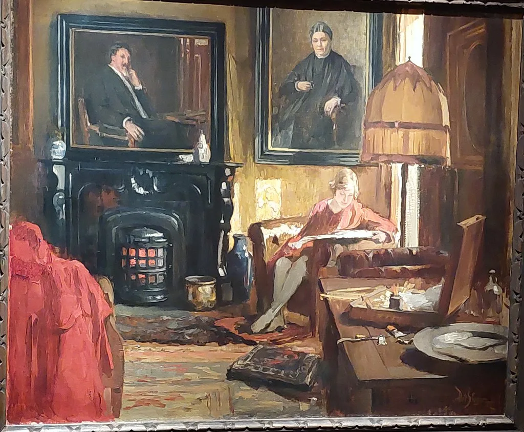 A painting by the Slager family in Museum Slager, Den Bosch.