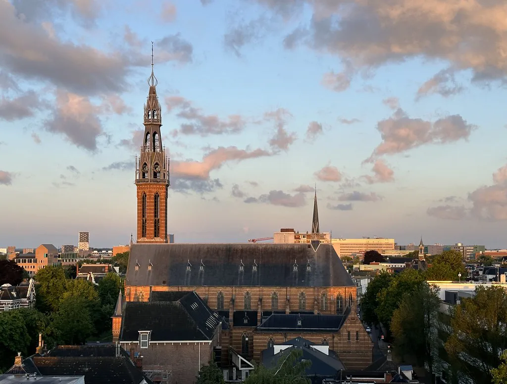 St Joseph's Cathedral and Groningen's skyline.