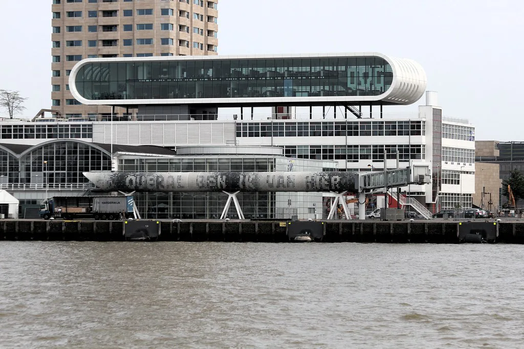 The Nederlands Fotomuseum on the Wilhelminakade, Rotterdam.