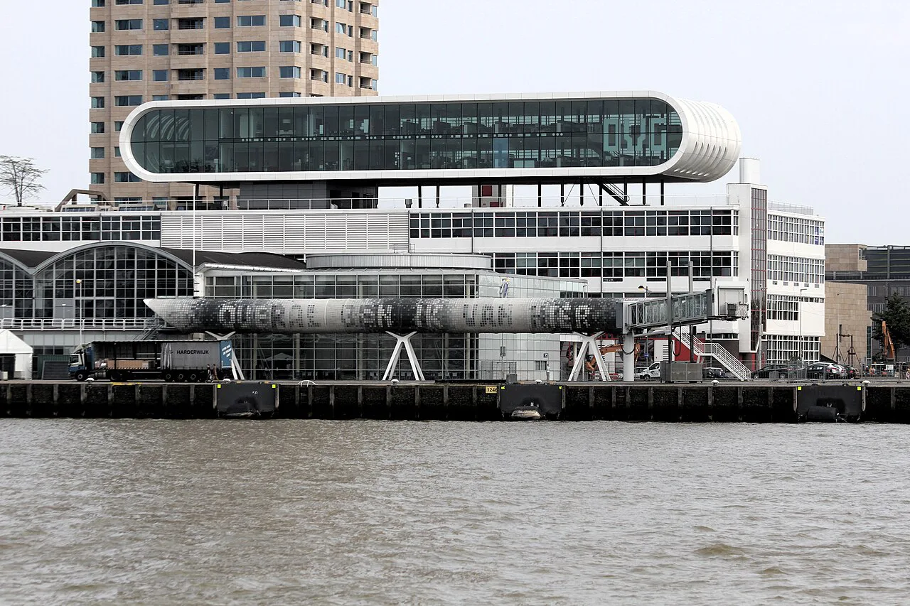 The Nederlands Fotomuseum on the Wilhelminakade, Rotterdam.