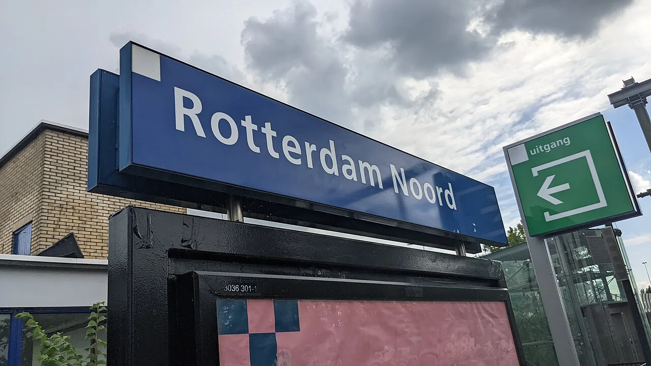 Rotterdam Noord station in the Oude Noorden.
