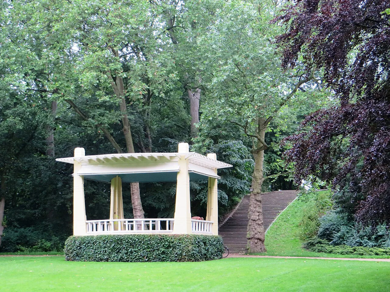 The music pavilion in the Noorderplantsoen, Groningen.