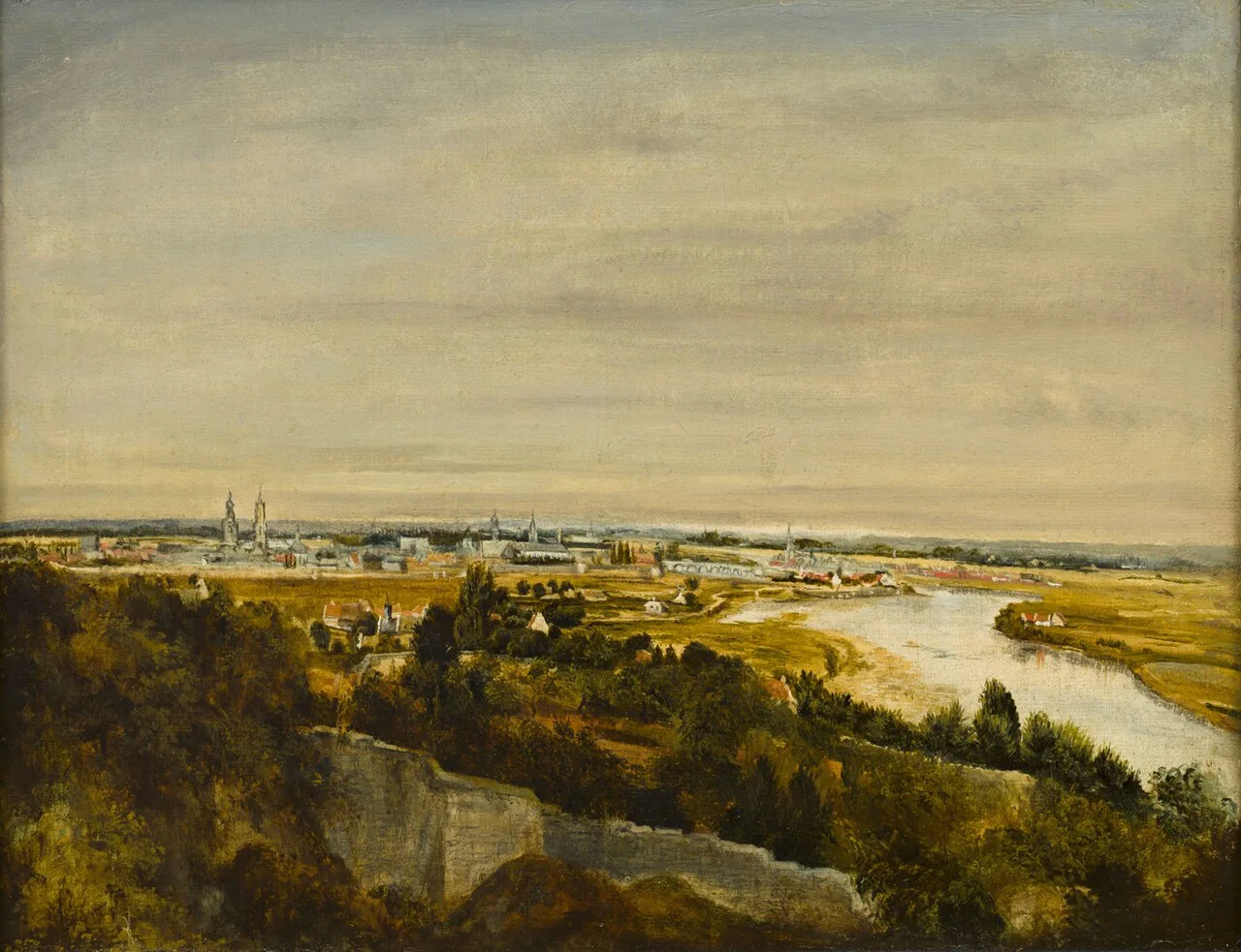 A panorama of Maastricht by Alexander Schaepkens.