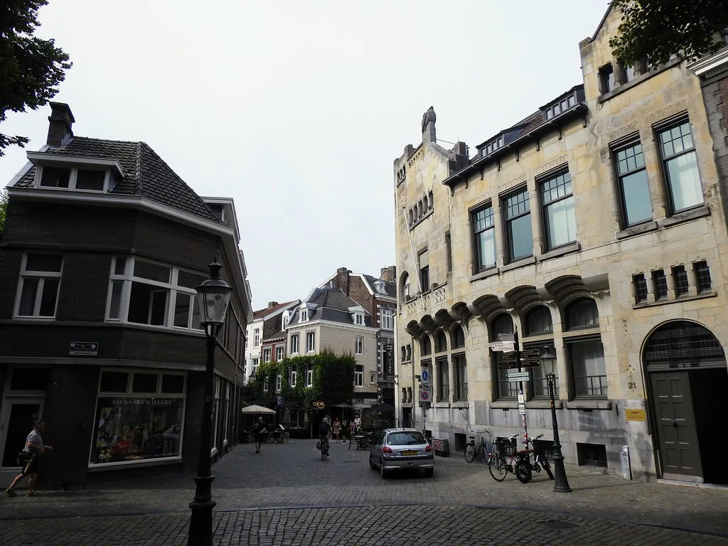 Houses on the Onze Lieve Vrouweplein, Maastricht.