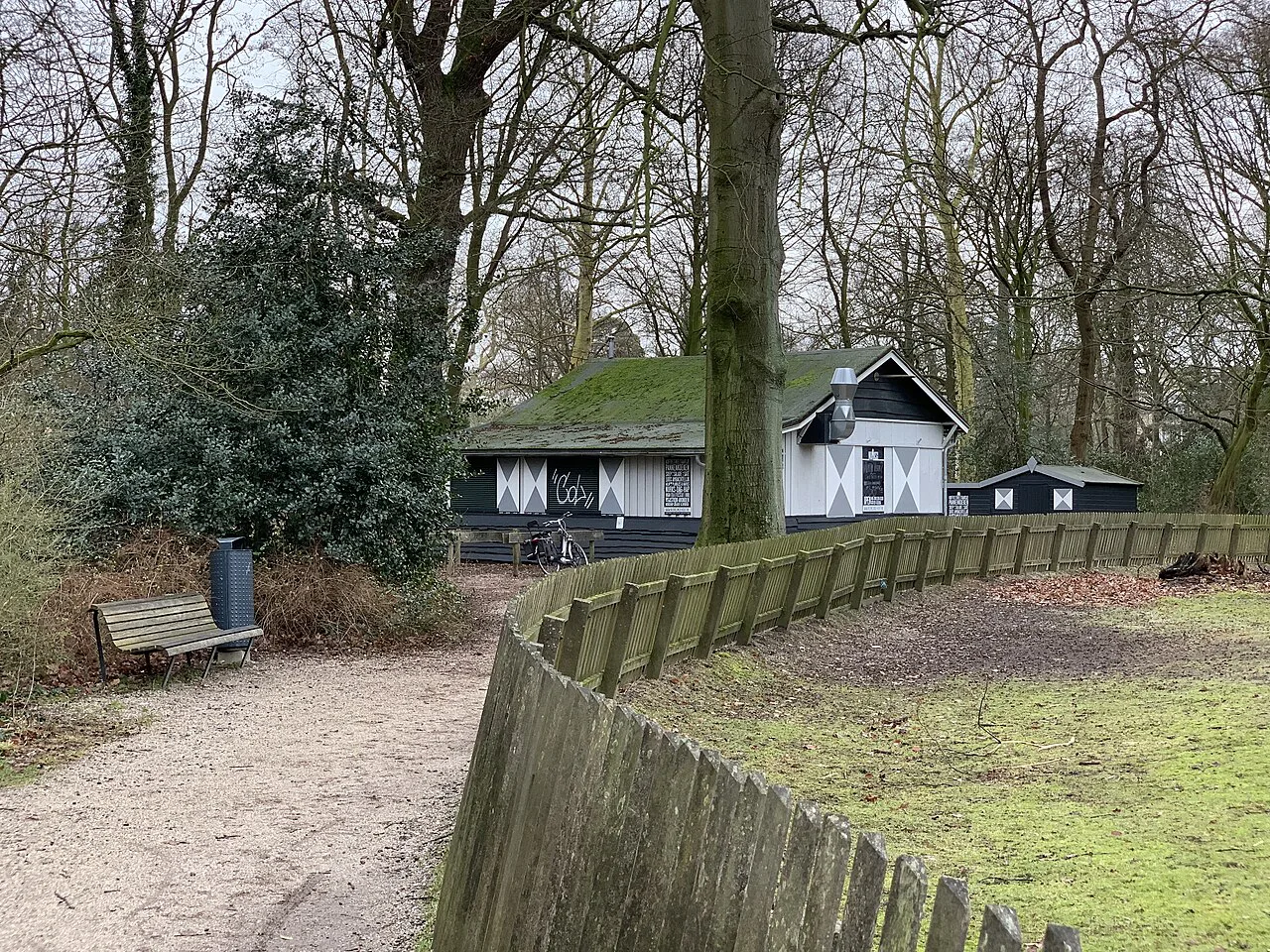 The teahouse in the Haarlemmerhout, Haarlem.