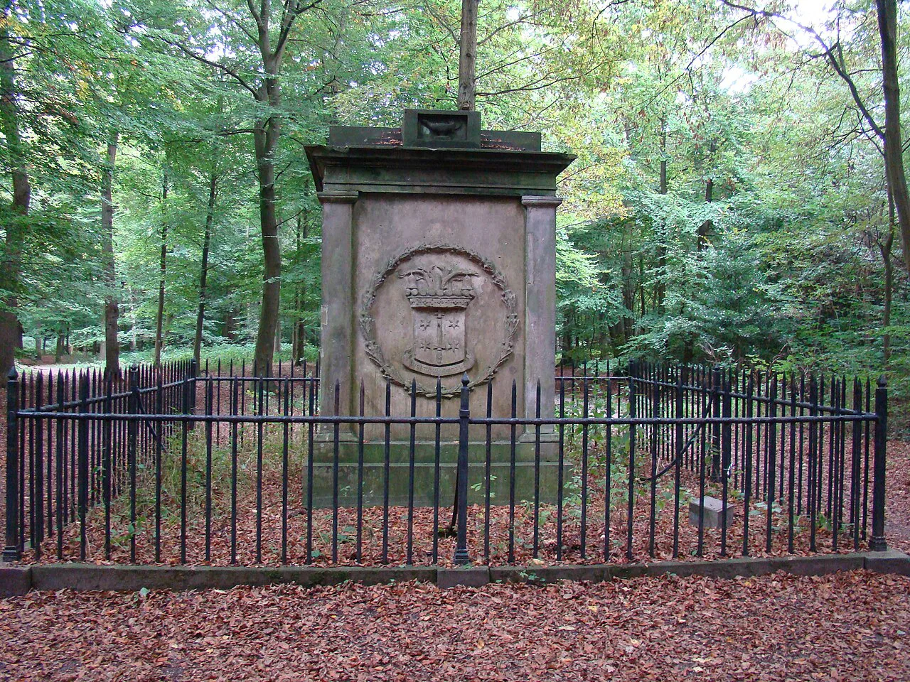 A monument in the Haarlemmerhout, Haarlem.