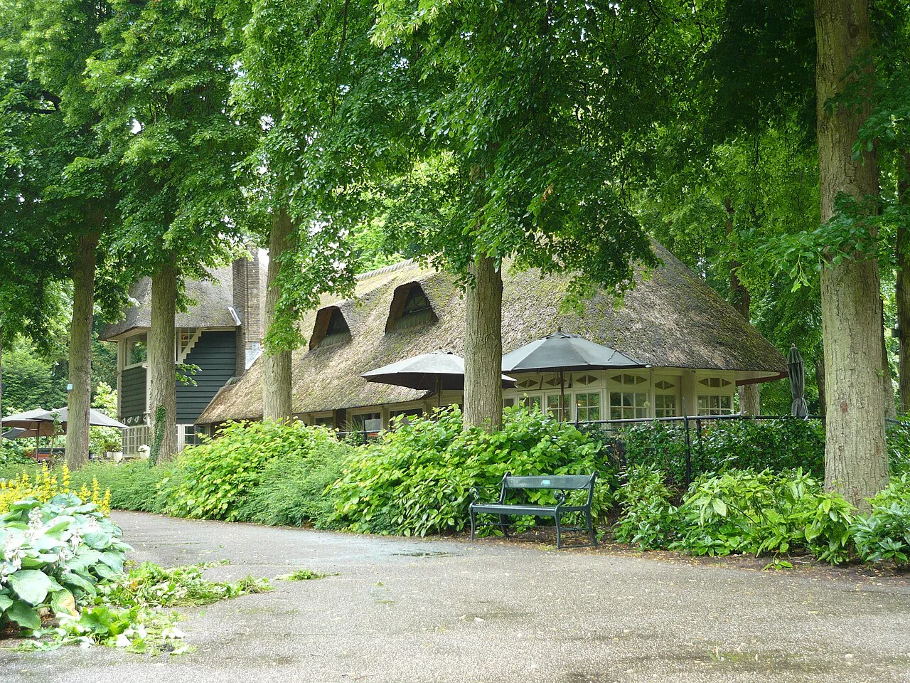 The teahouse in Wilhelminapark, Utrecht.