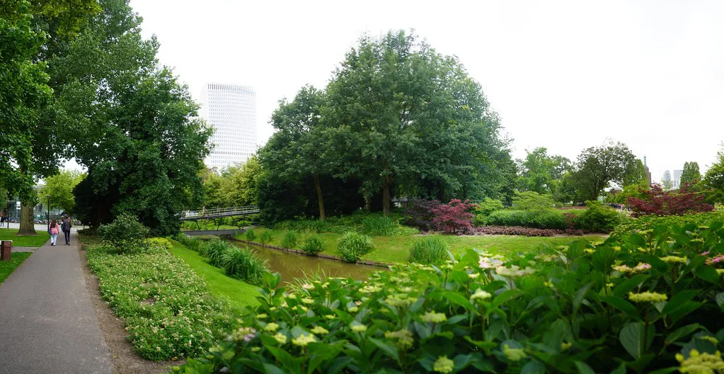 The Museumpark gardens, Rotterdam.