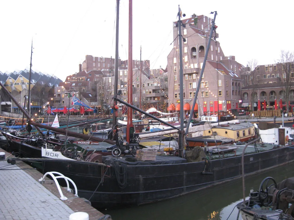 Barges in the Oude Haven, Rotterdam.
