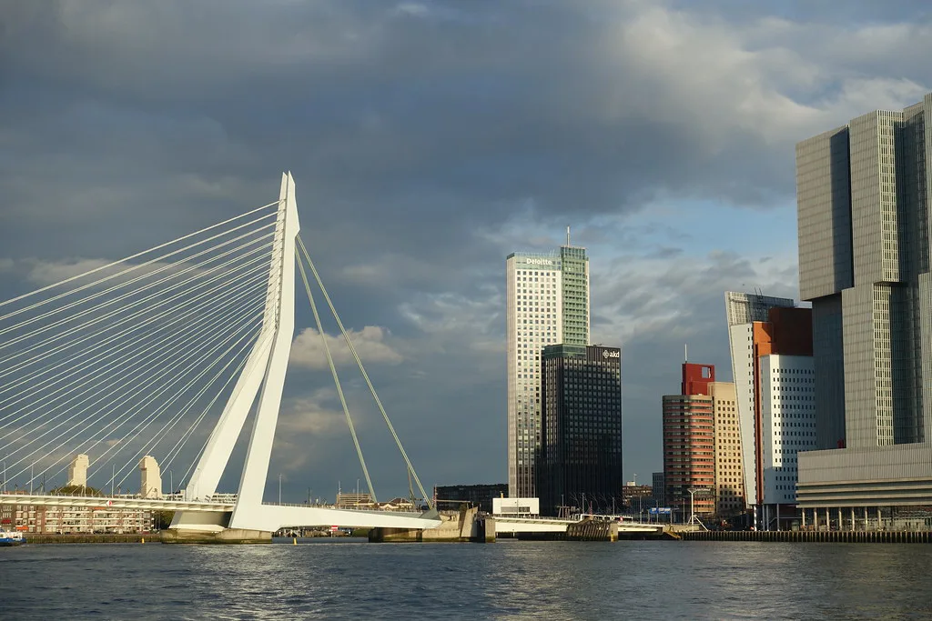 The Erasmus Bridge, Rotterdam.
