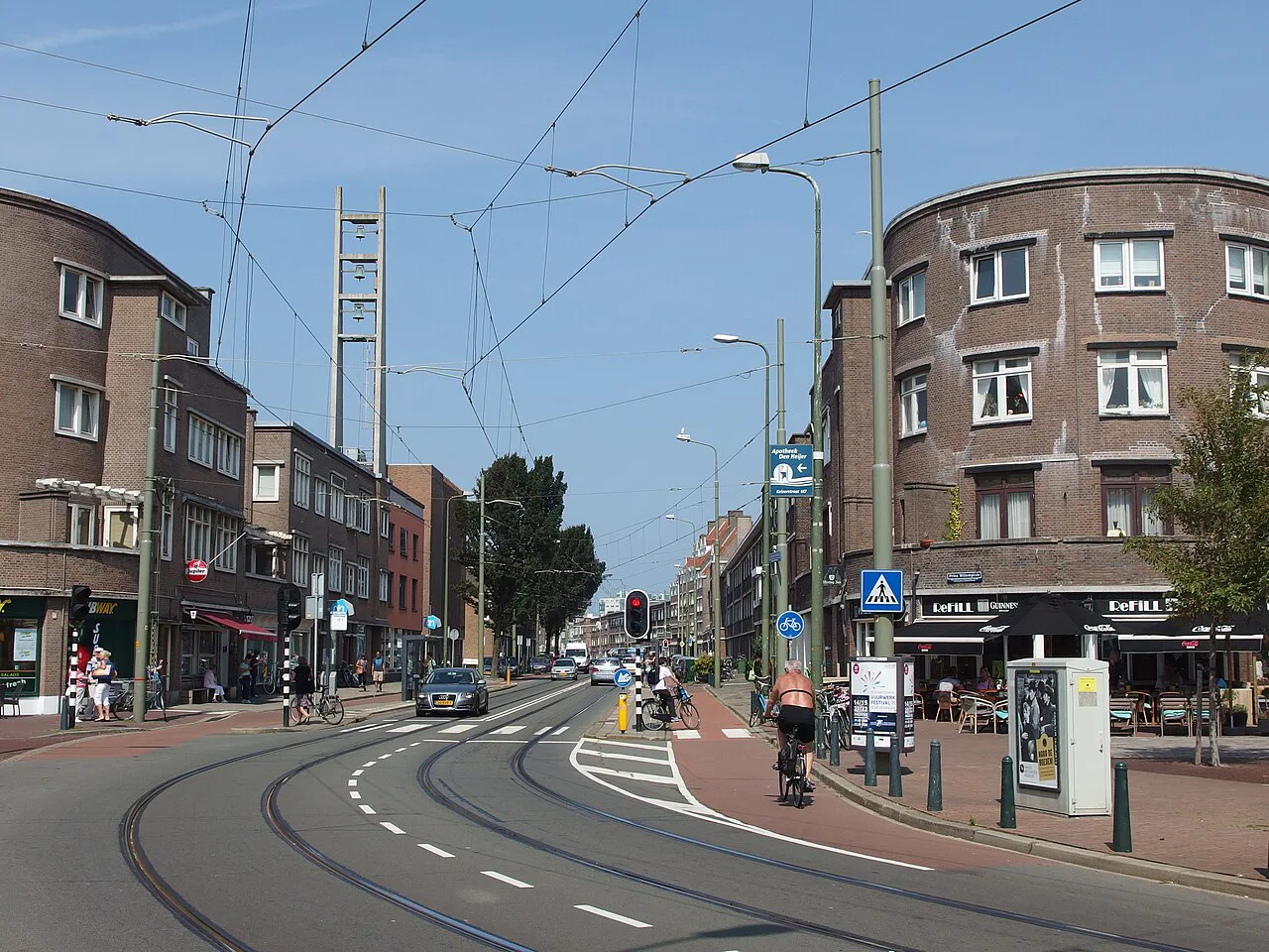 The Jurriaan Kokstraat in Scheveningen.