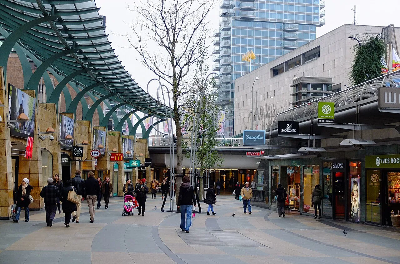 The Koopgoot shopping street, Rotterdam.