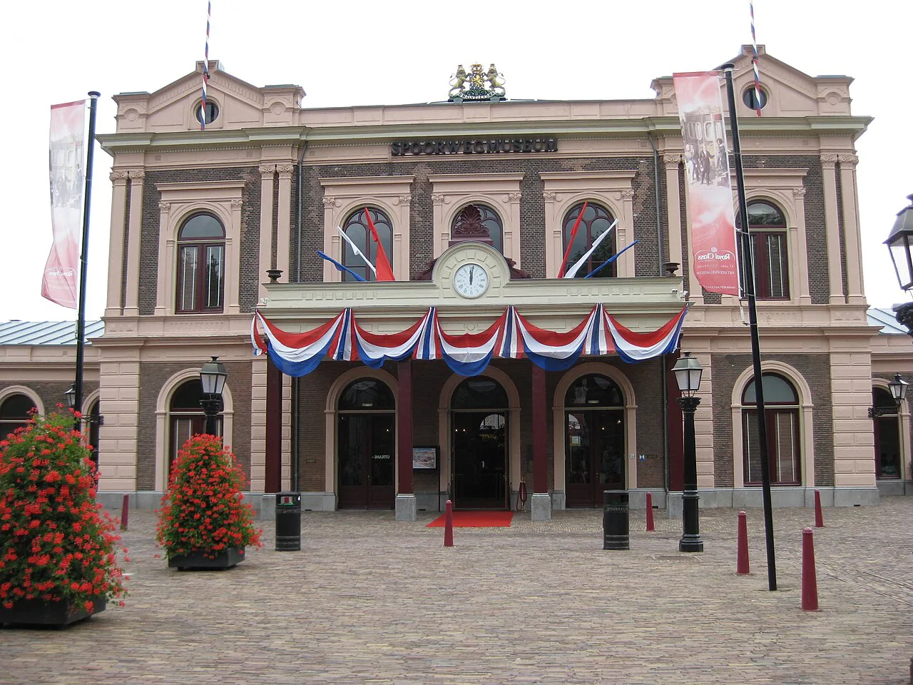 The Maliebaan station building of the Spoorwegmuseum, Utrecht.