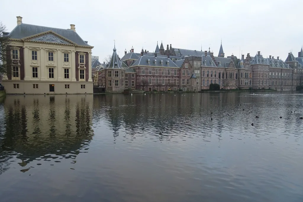 The Hofvijver and the Mauritshuis, The Hague.